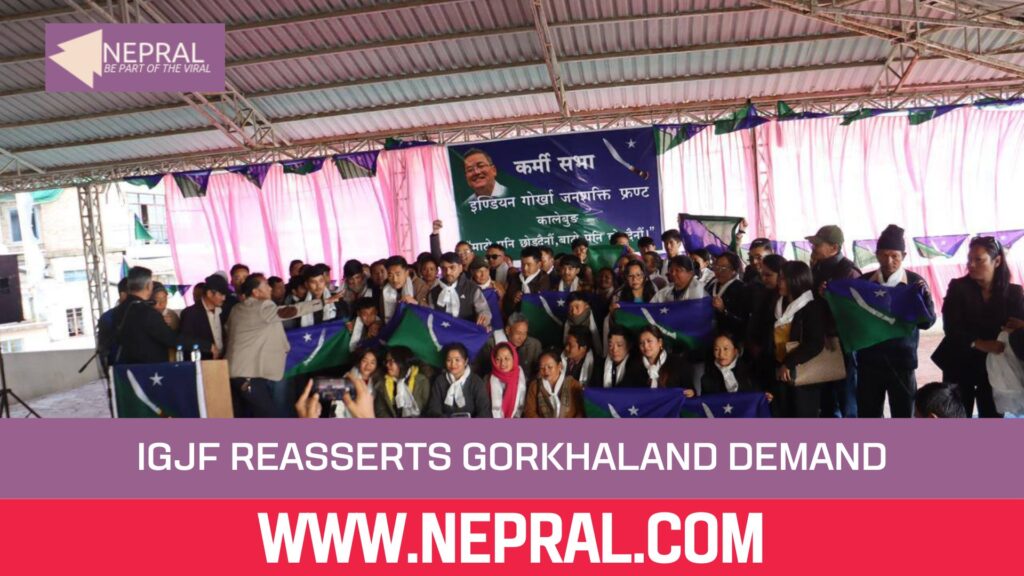 IGJF Gorkhaland Demand at Kalebung Workers’ Meet
