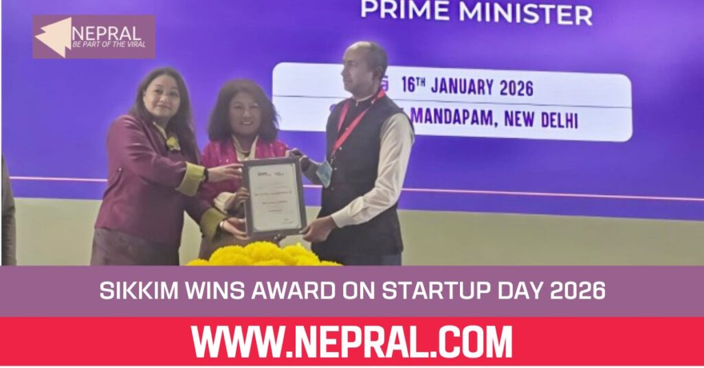 Sikkim Wins ‘Emerging Leader’ Award on Startup Day 2026