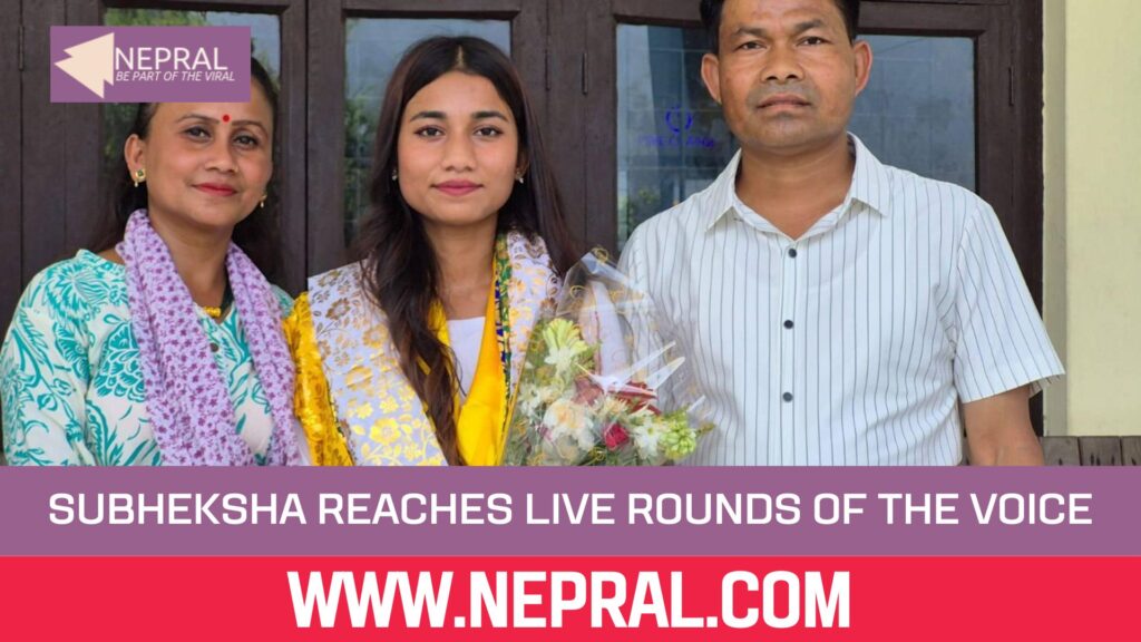 Subheksha Baraily from Mirik Reaches Live Rounds of The Voice of Nepal 7