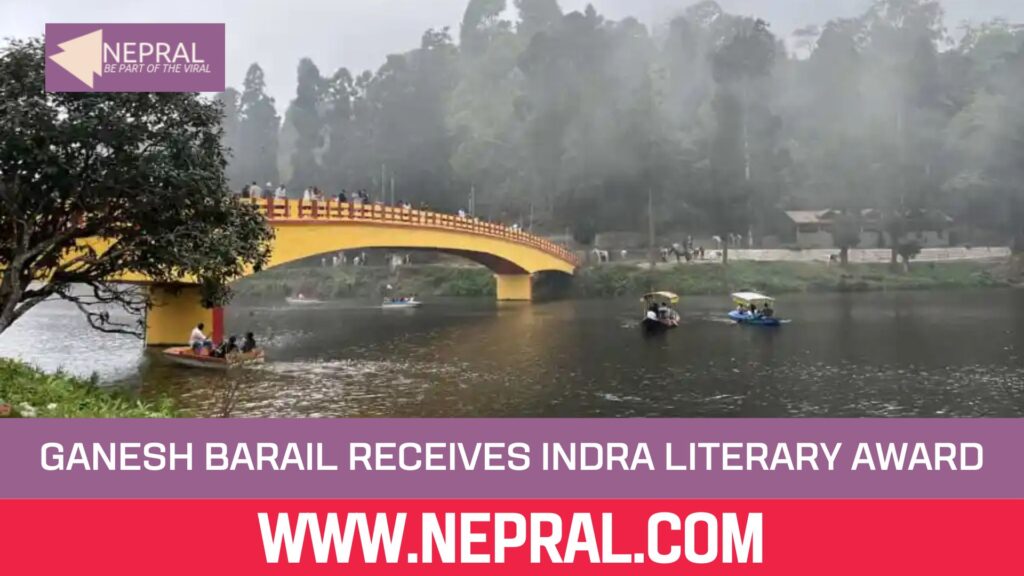 Ganesh Barail Receives Indra Literary Award Mirik