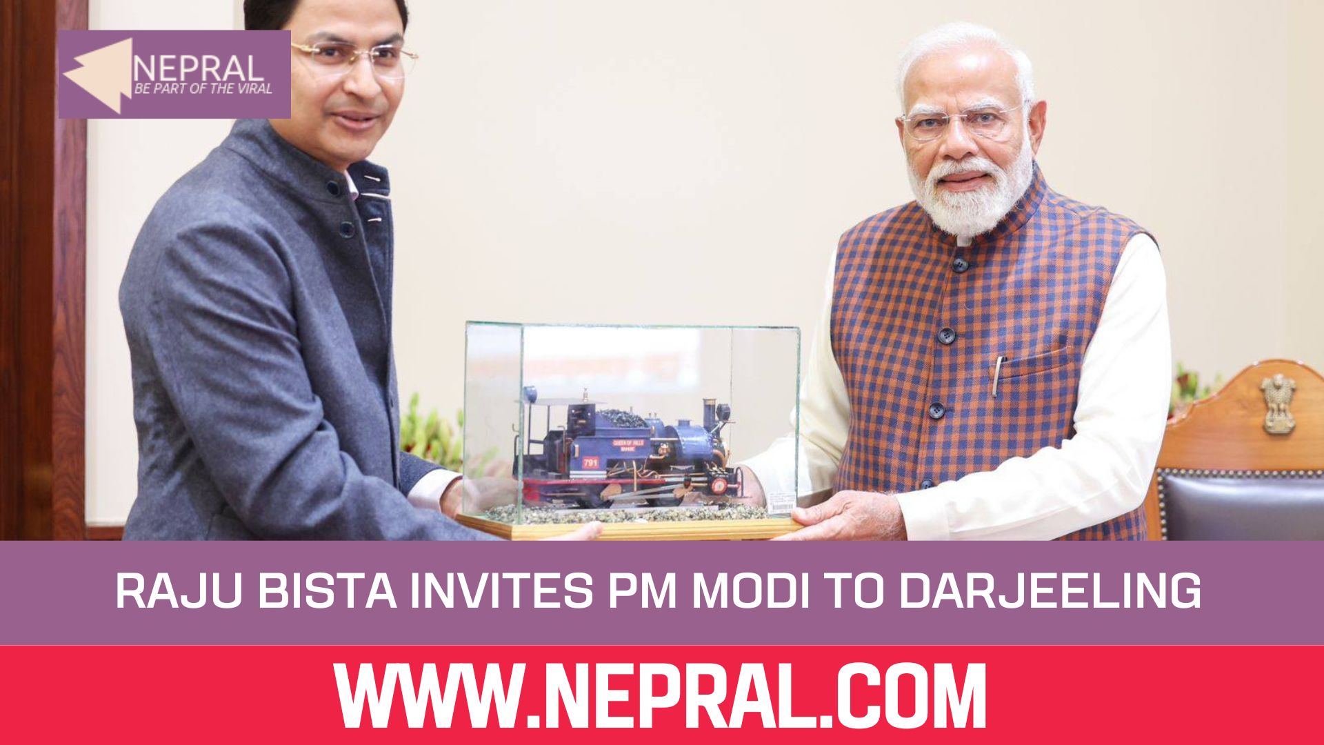 Raju Bista Meets PM Modi, Invites Him to Darjeeling